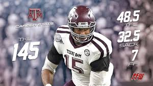 Though rudolph is calling bs. 2017 Pfw Scouting Previews Texas A M De Myles Garrett Youtube
