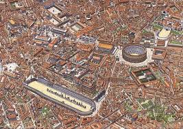 A Depiction Of What The Eternal City Would Have Looked Like Brought To You By The Historyteller Podcast Click On The Imag Ancient Rome Rome History Rome Map