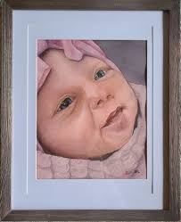 THE LADY CARA 8x10” with DS watercolors and inks