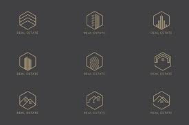 Creative roof abstract real estate logo symbol. Elegant Real Estate Logo Pack Vol 1 Real Estate Logo Real Estate Logo Inspiration Real Estate Logo Design