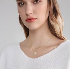 Medallion Silver Necklace, Oval Silver Necklace for Women, Silver Necklace,  Gifts for Women, Gift for Mom, Necklace for Mom, Sterling Silver