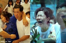 .brawl in singapore has escaped the death penalty after her murder charge was downgraded. Kovan Murders Friends Relatives Bid Teary Final Farewell To Victims