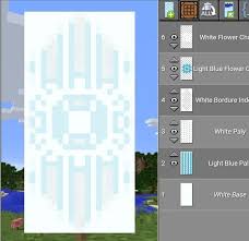 Minecraft Winter Banner Banner Minecraft Minecraftbanners Winter Minecraft Winter In 2020 Minecraft Banner Designs Minecraft Banners Cool Minecraft Banners