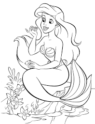 It was inspired by the danish tale of the same name (1836). Online Coloring Pages Coloring Page Ariel On The Rock Disney Coloring Pages Download Print Coloring Page
