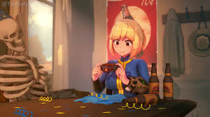 Vault Girl Animation by AnnaAnon at cartoonvideos247.com