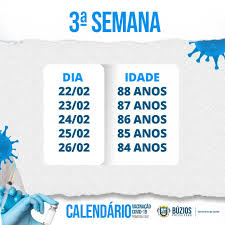A prefeitura do rio de janeiro (rj) publicou um novo calendário de vacinação, e o novo cronograma conta com uma novidade. Vacinacao Contra A Covid 19 Para Idosos Acima De 75 Anos Comeca Em Fevereiro Prefeitura Municipal De Buzios