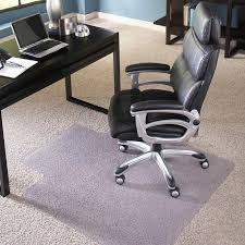 Features anchorbar chair mat cleats that hold firmly in place, yet are gentle on carpet and fingers. Es Robbins Everlife Chair Mat High Pile Carpet Lipped 36 X 48 Clear Costco