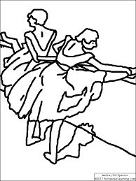 See more ideas about coloring pages, colouring pages, coloring books. Dancers At The Barre Enchanted Learning