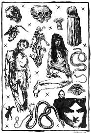Pin By Noah Lockhart On Draw S Inspiration Dark Tattoo Black Art Tattoo Flash Tattoo