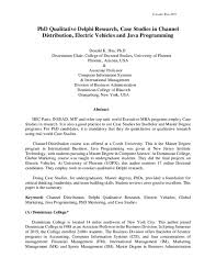 Alston more than an echo of current critiques can be found in earlier papers, e.g., lazarsfeld and robinson. Pdf Phd Qualitative Delphi Research Case Studies In Channel Distribution Electric Vehicles And Java Programming Donald Hsu Academia Edu