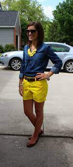 It S Officially Summer Time Because Almost Every Weekend So Far Has Been Spent At The Lake Our Lake Is In Indiana B Fashion Cool Summer Outfits Yellow Outfit
