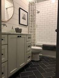 Ceramic bright white subway tile (12.5 sq. Delorean Gray Or Platinum Grout