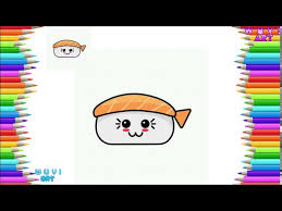 You can edit any of drawings via our online image editor before downloading. How To Draw Cool Sushi Cute Food Easy Drawing Lesson