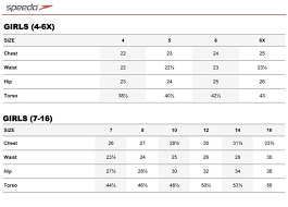 speedo bathing suit size guide