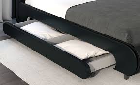 Go through our platform bed a platform bed is an easy and affordable option to support your mattress. Litenight Led Bed Frame With 2 Drawers Ztozz