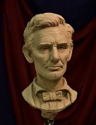 Abe Lincoln Bronze 6" Abraham Lincoln Bust Bronze Statue