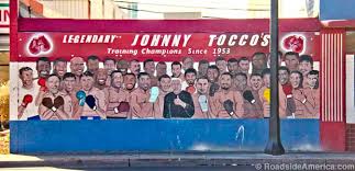 johnny tocco boxing mural las vegas