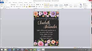 Wedding Invitation Template Microsoft Word Beautiful Wedding I Wedding Invitation Templates Diy Wedding Invitations Templates Diy Printable Wedding Invitations