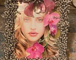 Handmade Hand Beaded Frame 8 X 10