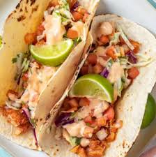 The slaw is creamy, crunchy, spicy, wonderful, with shredded red cabbage and white onions tossed with a puree of sour cream, jalapeño peppers, cilantro. Blackened Fish Tacos With Cabbage Slaw Dairy Free Simply Whisked