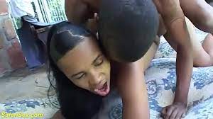 extreme sexy african teen gets deep fingered and doggystyle fucked by her  big cock boyfriend 