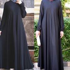 Duble Klos Cilbab Elbise Elbise Modelleri Mor