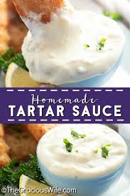 Make This Creamy Tangy Homemade Tartar Sauce Recipe In Just 5 Minutes To Go Perfectly With Your Favorite Fish D In 2020 Homemade Tartar Sauce Recipes Homemade Recipes