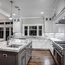 Ideas To Decorate The White Cabinets For Your Kitchen Kitchen Cabinet Design White Granite Countertops White Kitchen Cabinets