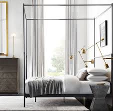 Restoration hardware is the world's leading luxury home furnishings purveyor, offering furniture, lighting, textiles, bathware, decor, and outdoor, as well as products for baby and child. Our Top 20 Fall Decorating Ideas Just In Time For Sweater Weather Bedroom Interior Home Bedroom Iron Canopy Bed