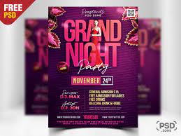 Every flyer tells a different story about a product or a service we have almost every type of flyer stored; Grand Night Party Flyer Psd Psd Zone