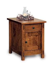Amish Centennial Enclosed End Table With Drawer And Door Middlebury Furniture Collection End Tables With Drawers Furniture Furniture Collection