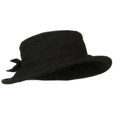 Waxed Cotton Canvas Ladies Wide Brim Bucket Hat Black At Amazon Women S Clothing Store Waxed Cotton Bucket Hat Black Cotton Canvas
