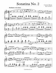 Mozart Piano Sonata In C Major K545 Sheet Music Free Piano Sheet Music Sonatina Op 10 No 2 Bunny Enjoy Piano Sheet Music Free Piano Sheet Music Sheet Music