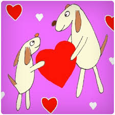 Red furry heart shape monster. 29 Free Printable Kids Valentine S Day Cards For Classmates Dodo Burd