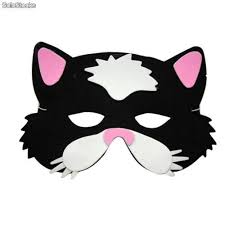 Como Hacer La Mascara De Un Gato En Foami Imagui Mask Heart Sunglass Sleep Eye Mask