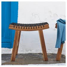 Stackholmen Hocker Aussen Hellbraun Lasiert 48x35x43 Cm Ikea Deutschland Outdoor Dining Furniture Outdoor Stools Ikea Stool