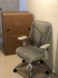 Today's modern information workers don't sit on gilded this chair has named designers and a philosophy. Herman Miller Cosm Chair Furniture Home Living Furniture Tables Sets On Carousell
