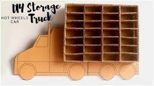 This video was edited by using vsdc video editor software from www.videosoftdev.com and music background from you tube music library. Hot Wheels Car Storage Truck Cardboard Crafts Toy Storage Ideas Cardboard Toy Organizer Youtube