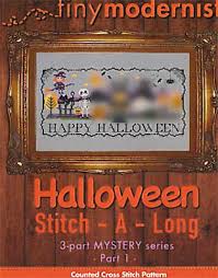Cross stitch halloween tiny patterns. Tiny Modernist Halloween Stitch A Long Part 1 Cross Stitch Pattern 123stitch