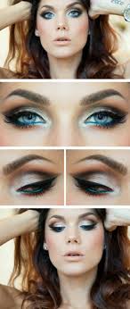 Sommer Make Up Trend Blaue Augen Schminken Blaue Augen Schminken Make Up Augen Blaue Augen