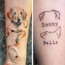 A lot of dog tattoo designs are just images of our beloved pets that are also our best friends. 101 Best Dog Tattoo Ideas That Show Your Dog Love Fidose Of Reality Dog Tattoos Dog Memorial Tattoos Dog Tattoo