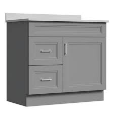 Magick Woods Elements Stratton 36 W X 21 D Gray Bathroom Vanity Cabinet Bathroom Vanity Cabinets Small Bathroom Makeover Stylish Doors