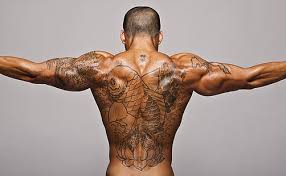 Find the best fishing wallpaper on wallpapertag. Hd Wallpaper Men S Black Koi Fish Back Tattoo Muscles Gray Background Bodybuilder Wallpaper Flare