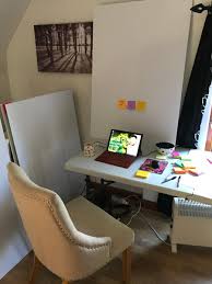 gregg mayles on twitter a glimpse of my rarefromhome setup featuring a wallpaper pasting table as a desk a stolen dining room chair foam boards and lots of post it notes https t co egtdkmvvgw twitter