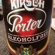   porter kirsch (κερασι) 0.50lt. Kirsch Porter Alkoholfrei Bergquell Brauerei Lobau Untappd