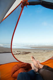 Is an 8 lane road with traffic going 50 mph. Couples Sandy Feet Sticking Out Of Tent Camping On The Beach By Kate Ames