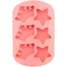 How to use silicone pans for baking. Royal Crowns And Stars Silicone Cake Mold 6 Cavity Wilton