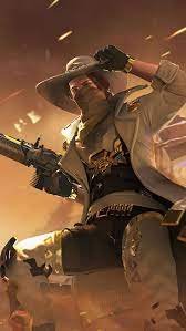 Cowboy Garena Free Fire 4k Ultra Hd Mobile Wallpaper Gaming Wallpapers Fire Image Joker Iphone Wallpaper