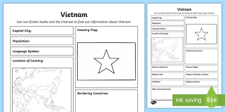 The vietnam war history lessons, worksheets & resources. Vietnam Fact File Worksheet Teacher Made