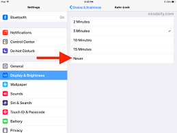 Passcode lock is the amount of time that elapses before the screen locks and you have to enter. How To Stop Ipad From Sleeping And Turning Screen Off Osxdaily